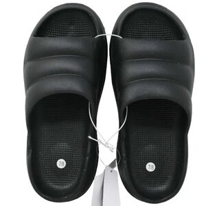 Black Women's Slide Sandals